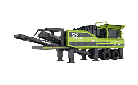 “戰斧”輪胎式移動破碎站